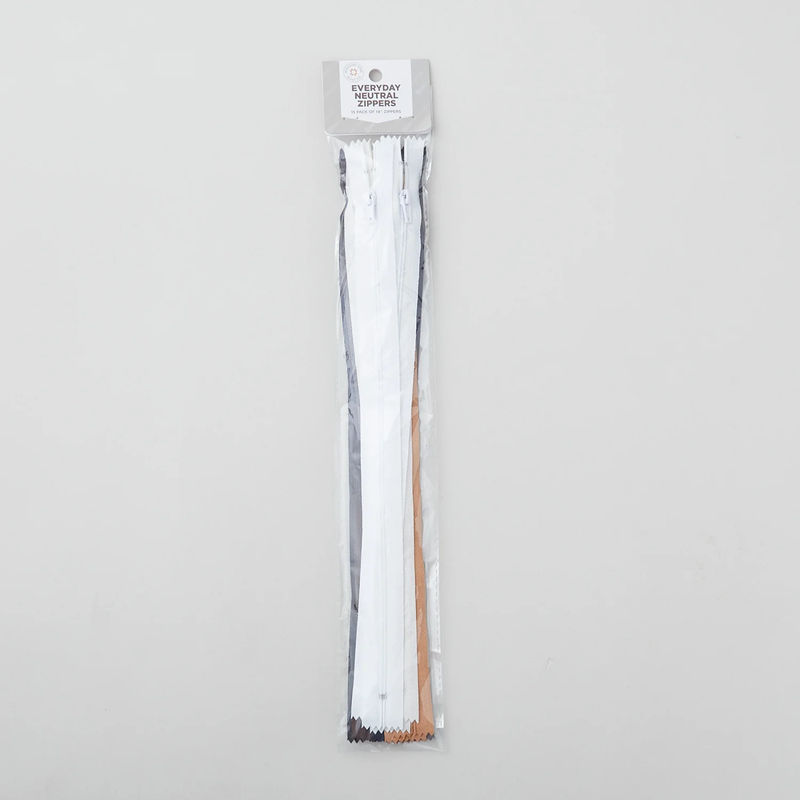 Missouri Star Everyday Zippers - 15 pack Neutrals
