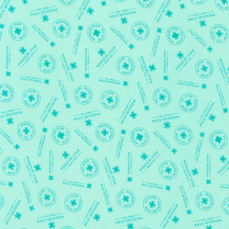 Quilt Town - Missouri Star Logo Mint Yardage