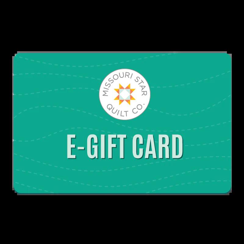 Missouri Star Quilt Company Gift Card -MSQC - Denominations:$100