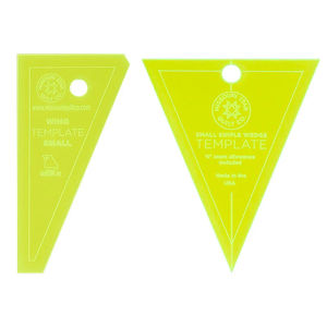 Missouri Star Small Wedge and Wing Template Bundle