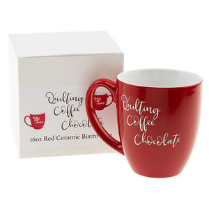 Quilting Coffee Chocolate Bistro Mug