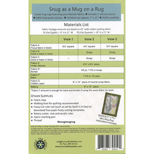 Snug as a Mug on a Rug Pattern