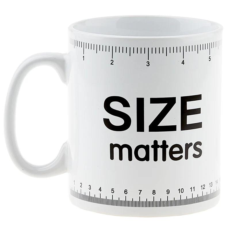 Size Matters Jumbo Mug - White 32 oz