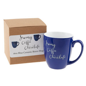 Sewing Coffee Chocolate Bistro Mug