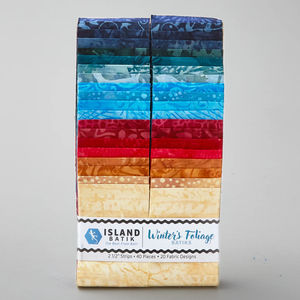 Winter's Foliage Batiks Strips