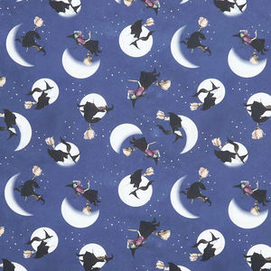 Toil and Trouble - Witches Dark Denim Yardage
