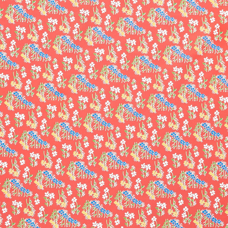 Garden Party - Flower Field Red Yardage