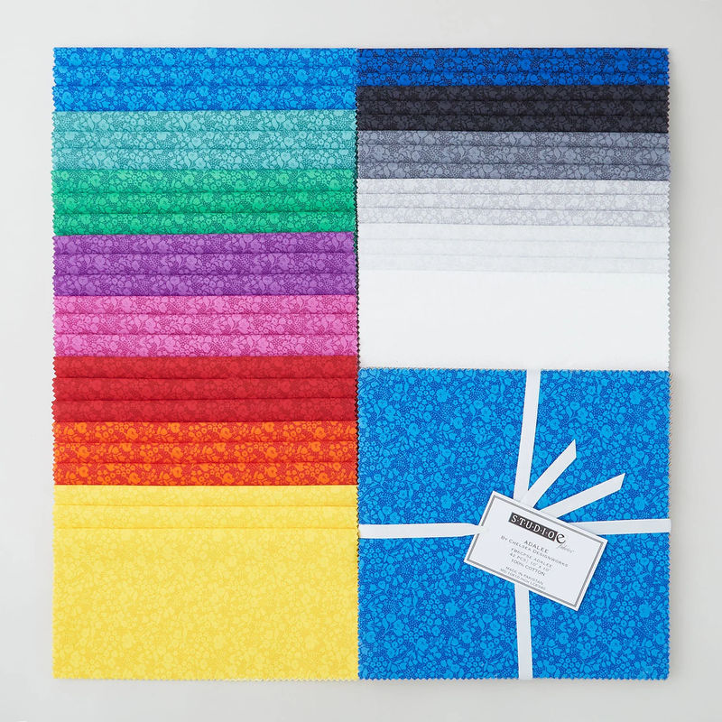 Adalee - Monotone Floral Favorites 10" Squares