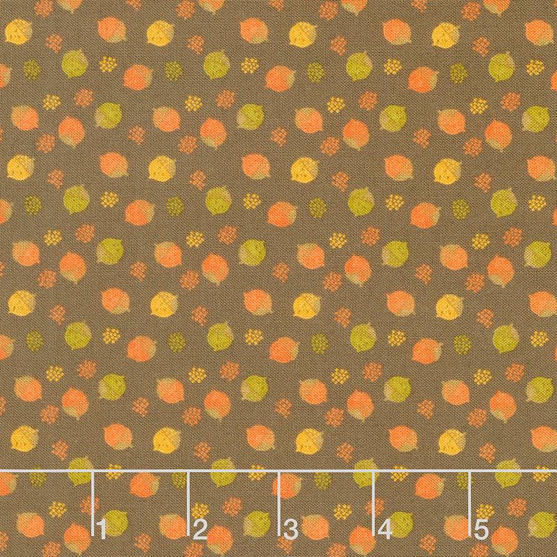 Adel in Autumn - Acorns Chocolate Yardage