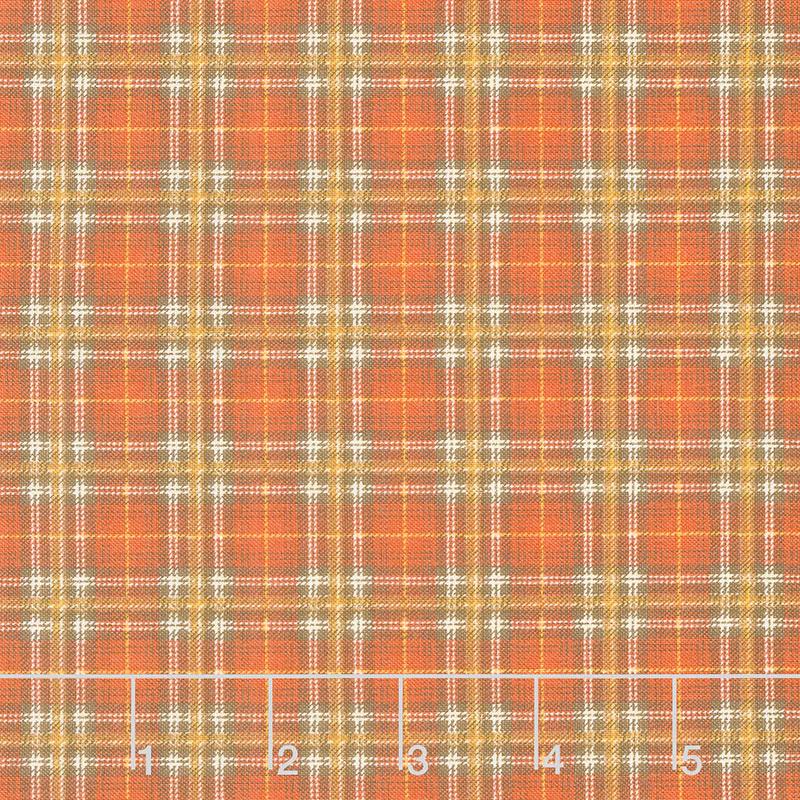 Adel in Autumn - Plaid Persimmon Yardage