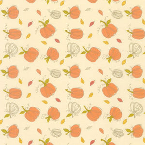 Adel in Autumn - Pumpkins Cream Yardage