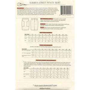 Alberta Street Pencil Skirt Pattern