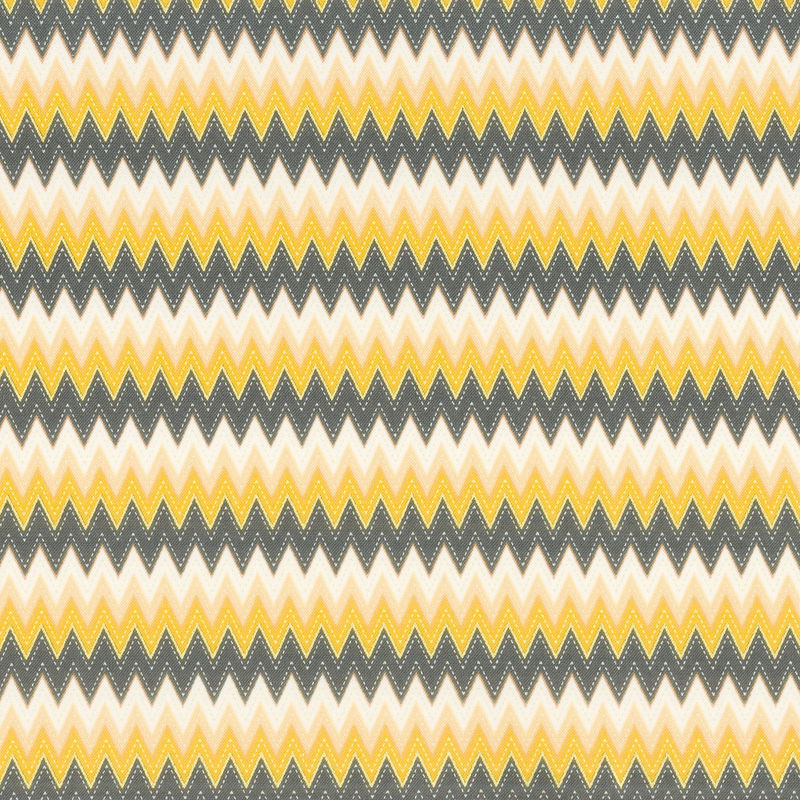Alexandra - Chevron Brass Metallic Yardage