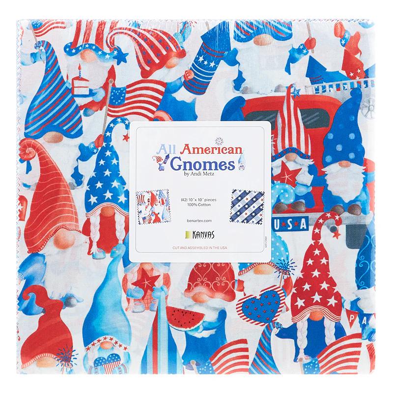 All American Gnomes Favorites 10" Squares