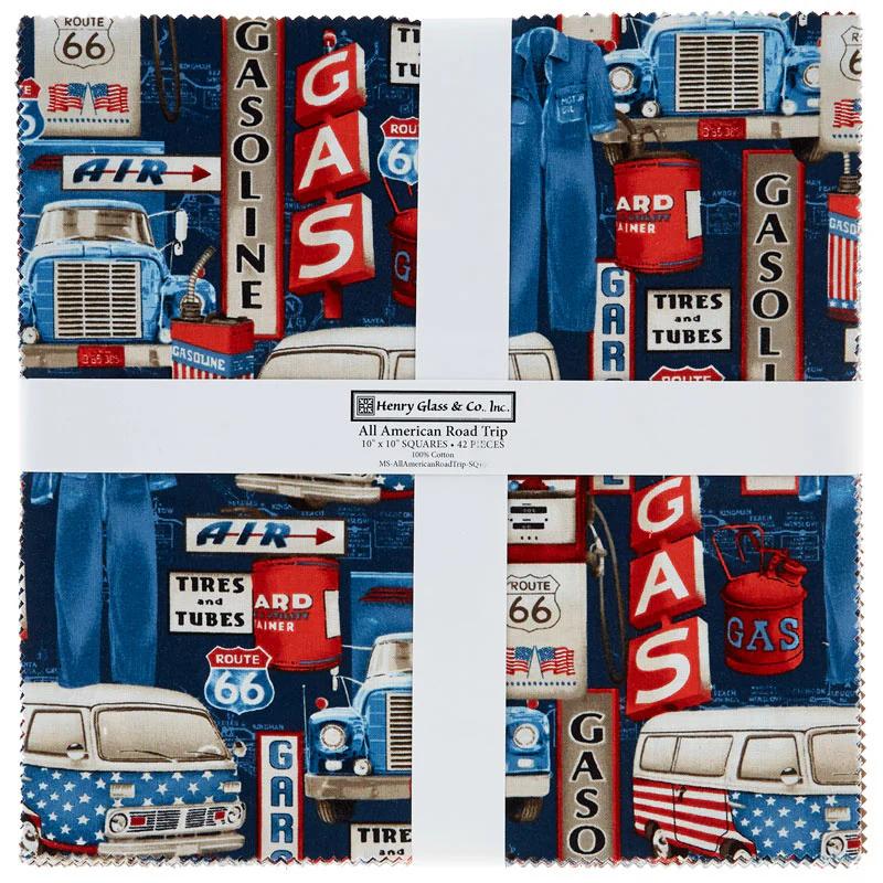 All American Road Trip 10" Squares