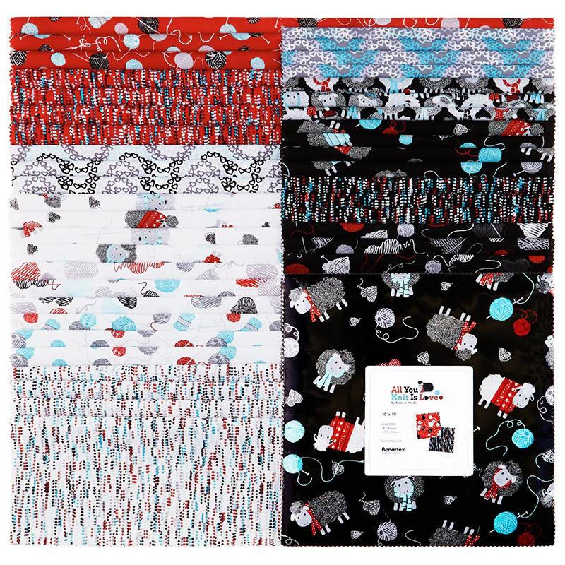 All You Knit is Love Favorites 10" Squares