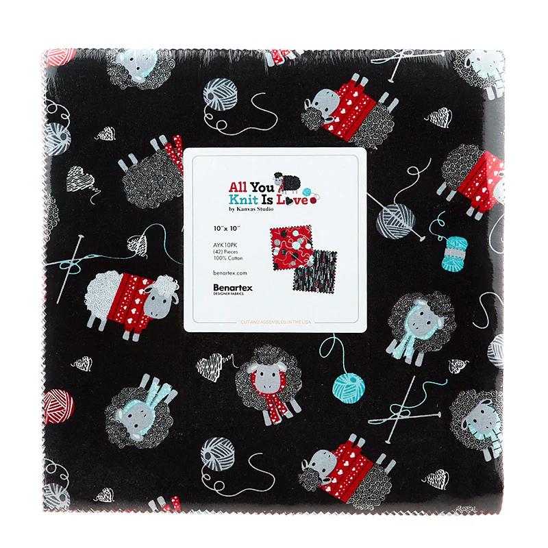 All You Knit is Love Favorites 10" Squares
