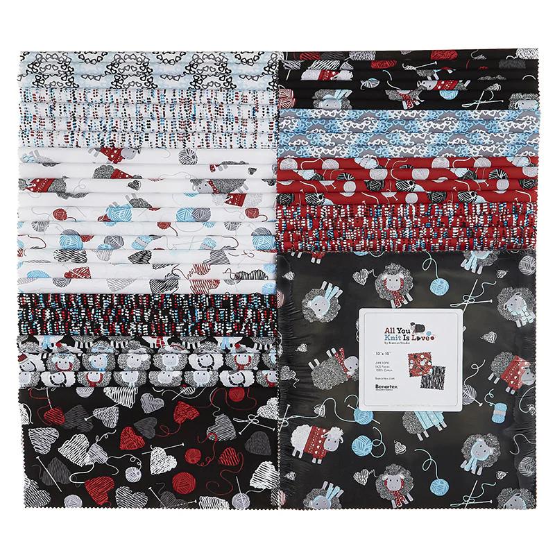 All You Knit is Love Favorites 10" Squares