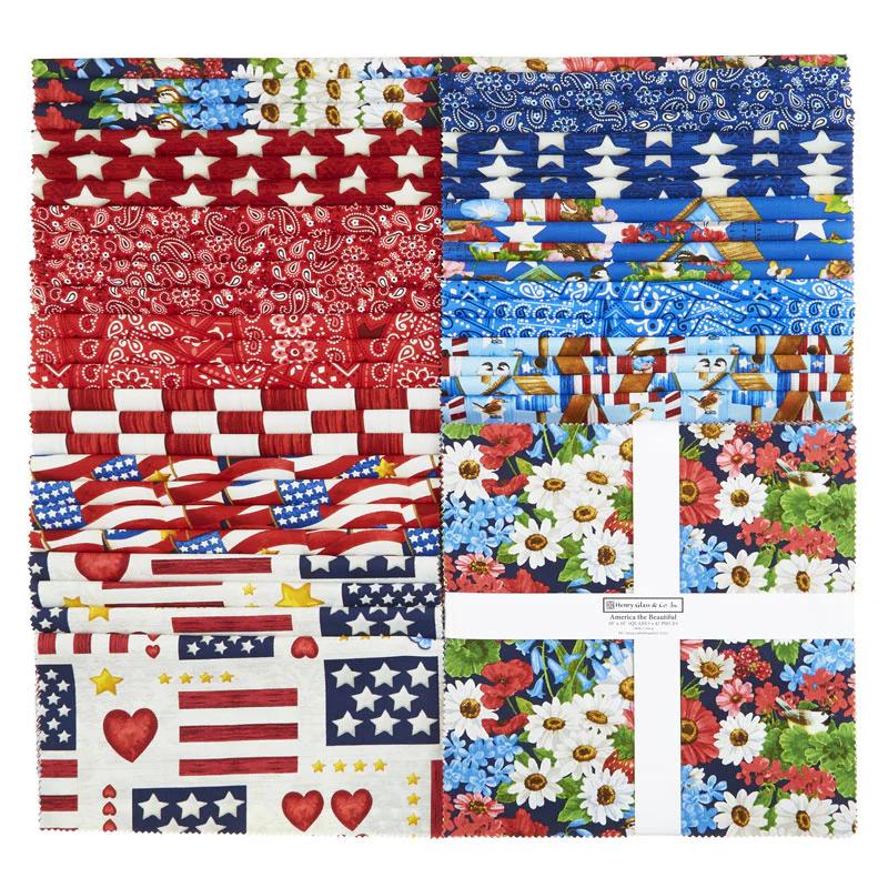 America The Beautiful Favorites 10" Squares