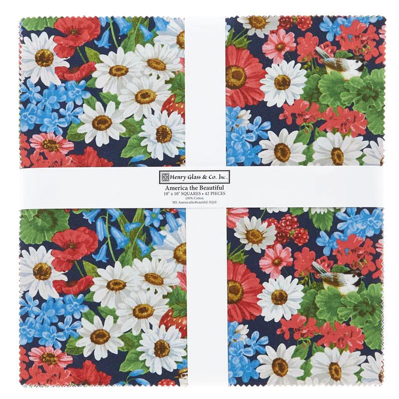 America The Beautiful Favorites 10" Squares