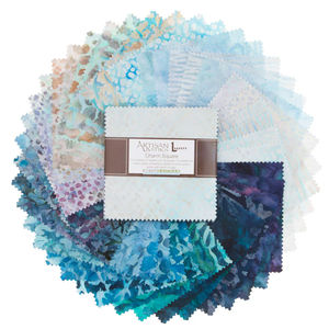 Artisan Batiks - Aqua Spa Charm Pack