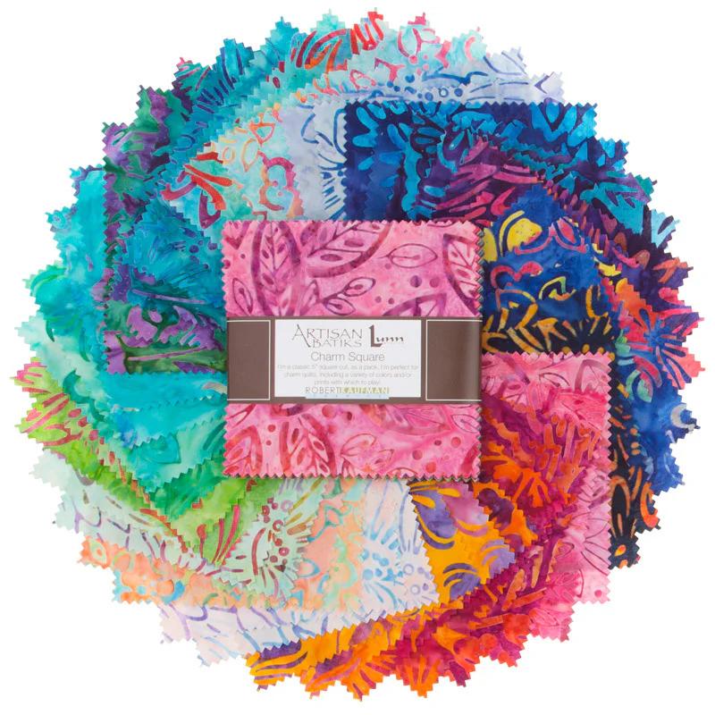Artisan Batiks - Bright Blooms Charm Pack
