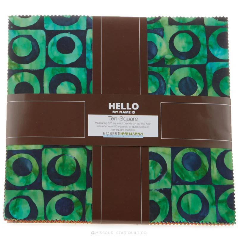 Artisan Batiks - Elementals Geos Ten Squares