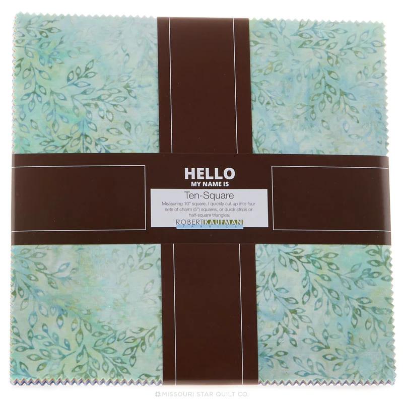 Artisan Batiks - Elementals Leaflets Ten Squares