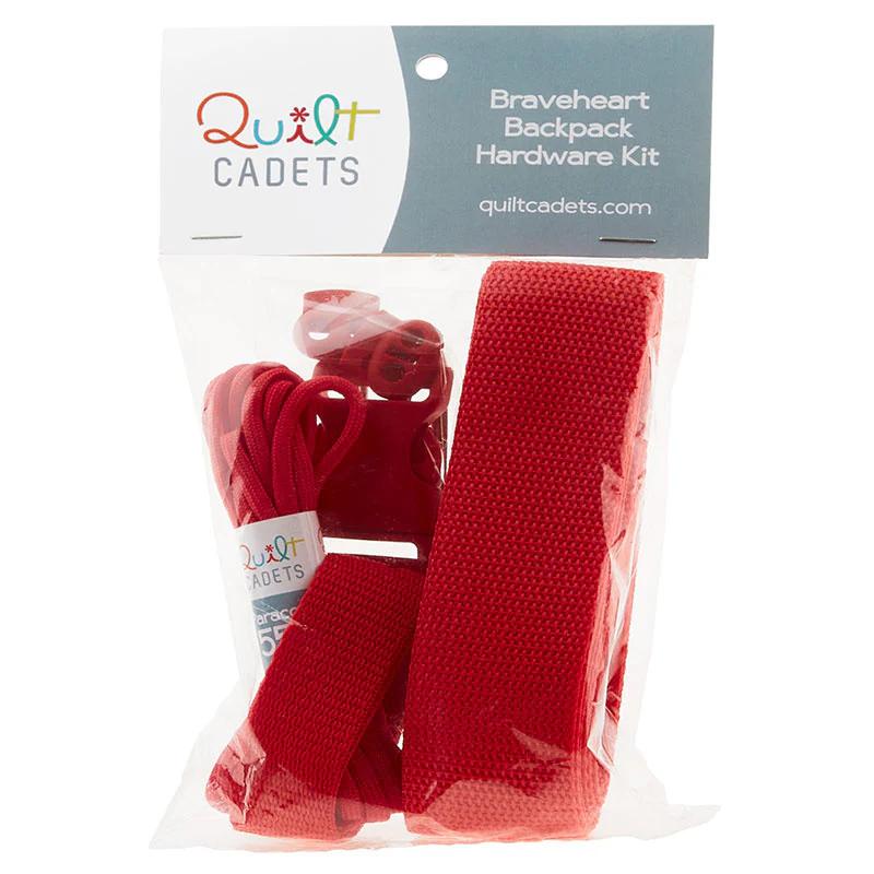 Braveheart Backpack Hardware Kit - Red