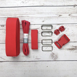 Braveheart Backpack Hardware Kit - Red