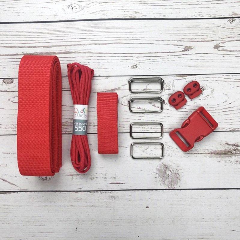 Braveheart Backpack Hardware Kit - Red