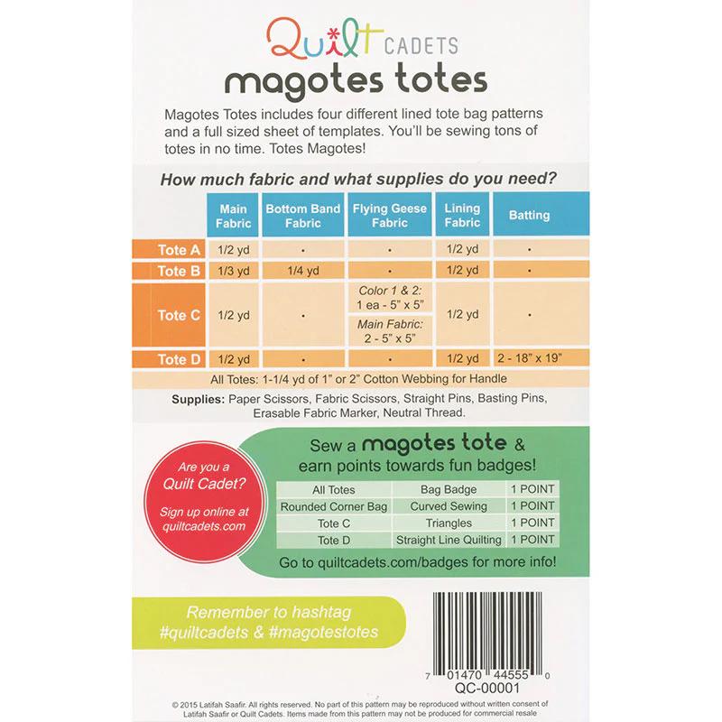 Magotes Totes Pattern