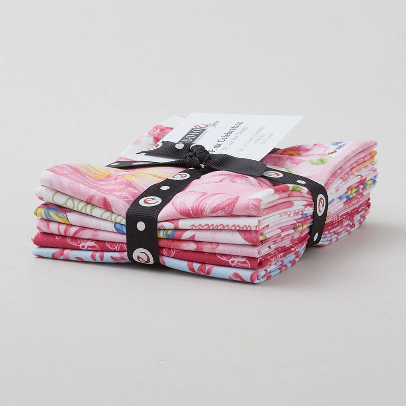 A Pink Celebration Favorites 6 Piece Fat Quarter Bundle