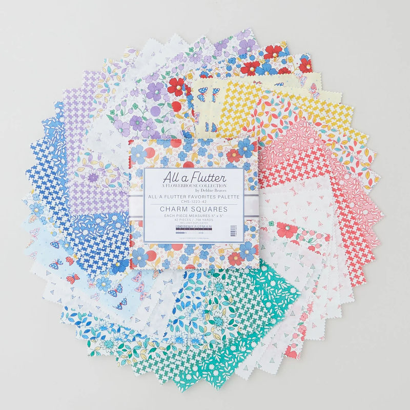 All a Flutter Favorites Charm Square