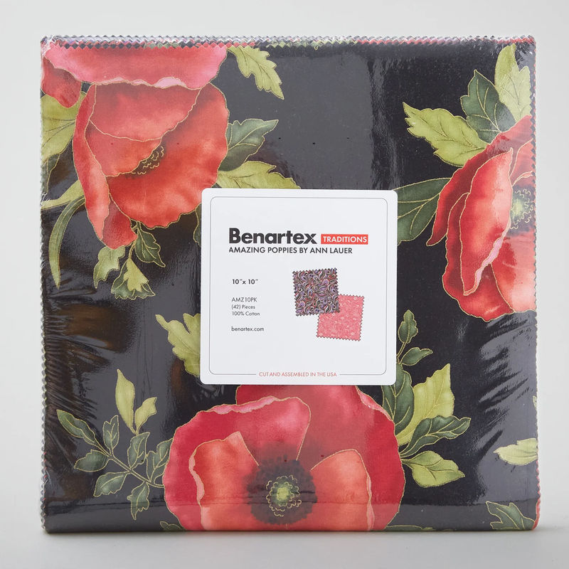 Amazing Poppies Favorites 10" Squares