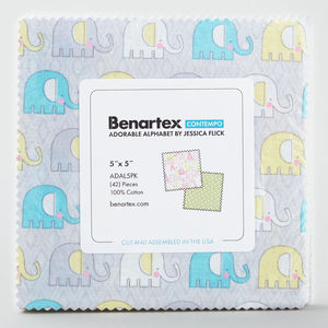 Adorable Alphabet Favorites 5" Squares