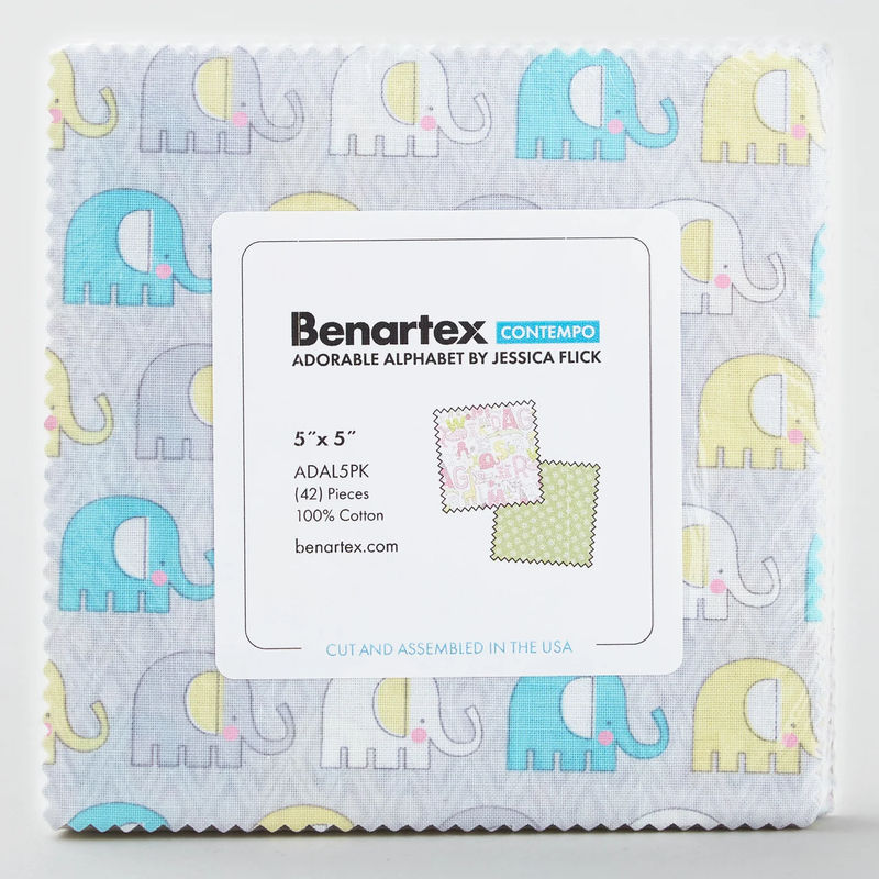 Adorable Alphabet Favorites 5" Squares