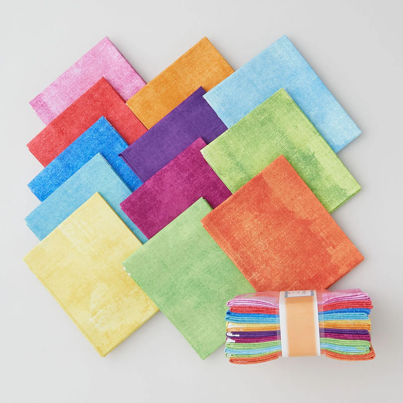 Wilmington Essentials - Dry Brush Rainbow Lane Fat Quarter Gems