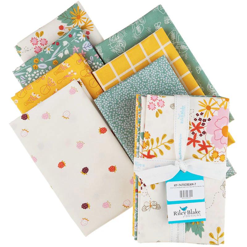 Wild Bouquet Cream Half Yard Bundle