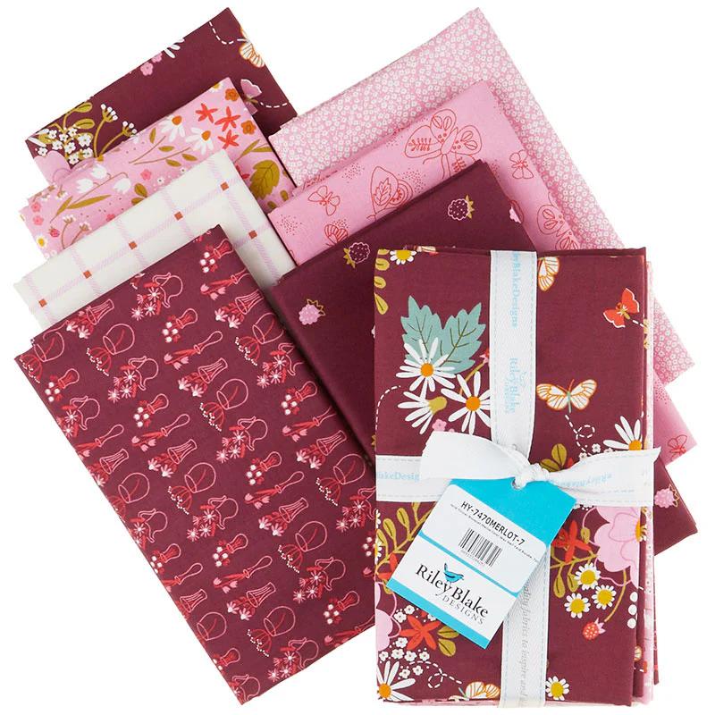 Wild Bouquet Merlot Half Yard Bundle