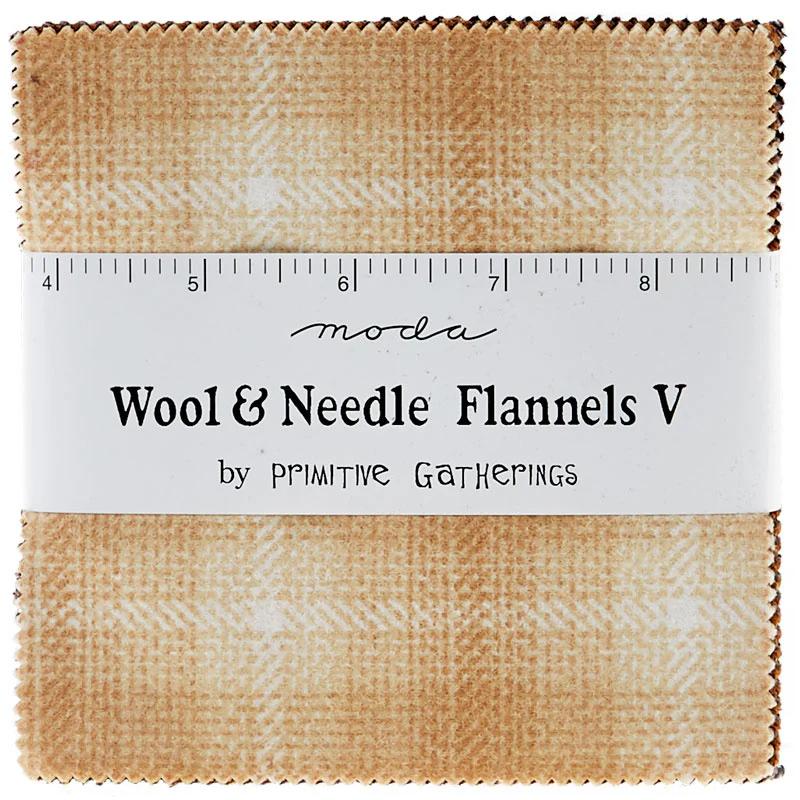 Wool & Needle Flannels V Charm Pack