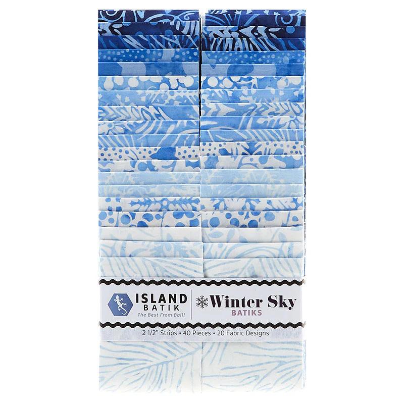 Winter Sky Batiks Strips