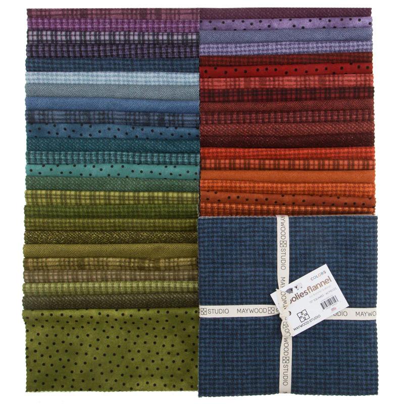 Woolies Flannel Colors 10" Squares