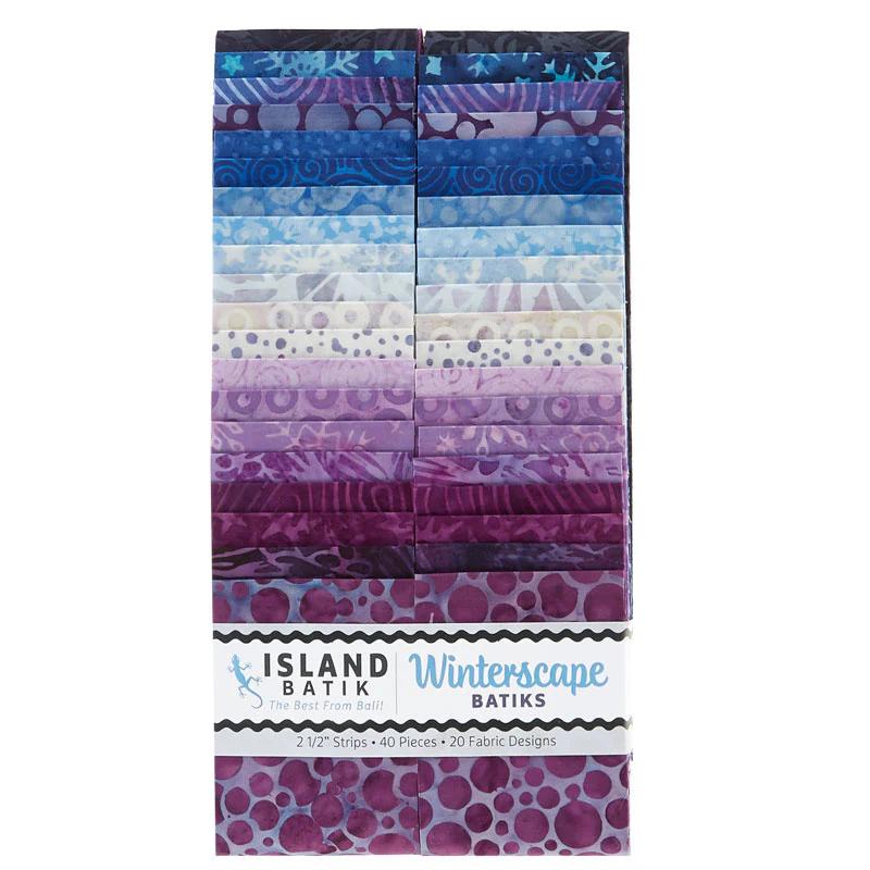 Winterscape Batiks Strips