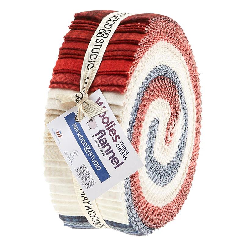 Woolies Flannel - Three Cheers 2.5" Strips