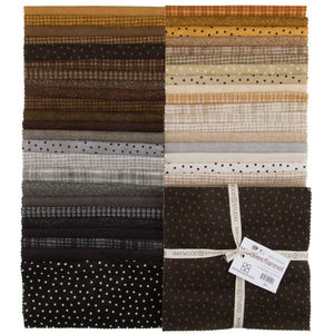 Woolies Flannel Neutral 10" Squares