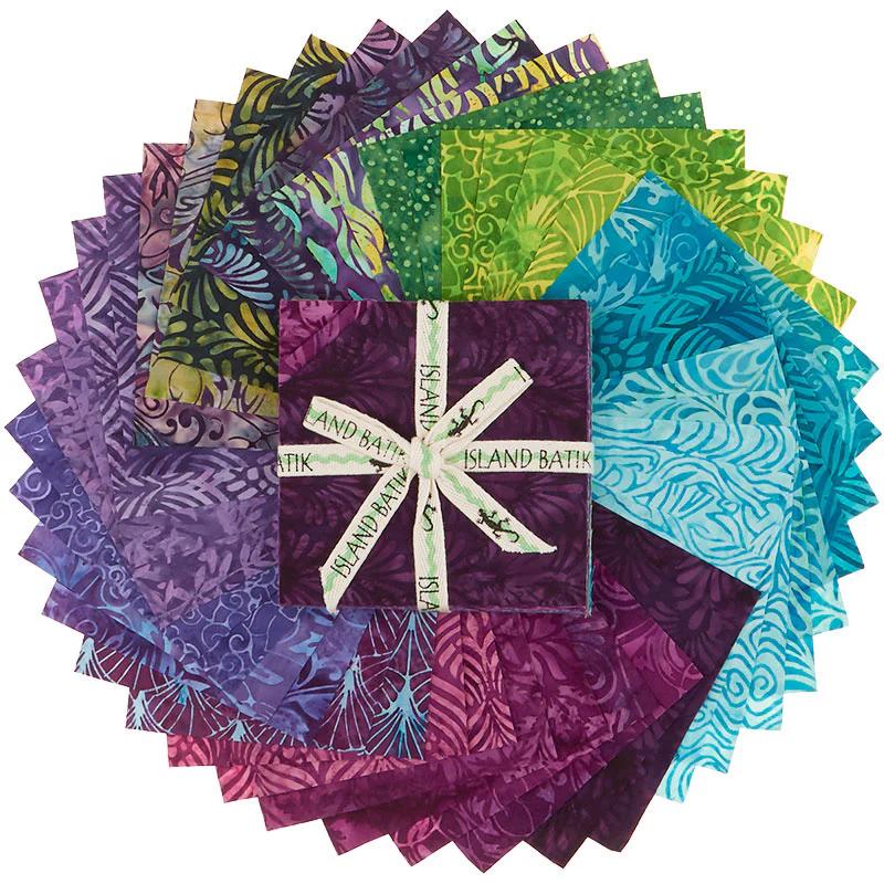 William's Garden Batiks Stamps