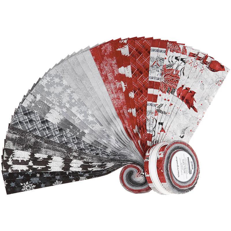 Winter's Grandeur 8 Silver Metallic Roll Up