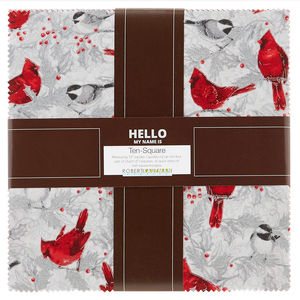 Winter's Grandeur 8 Silver Metallic Ten Squares