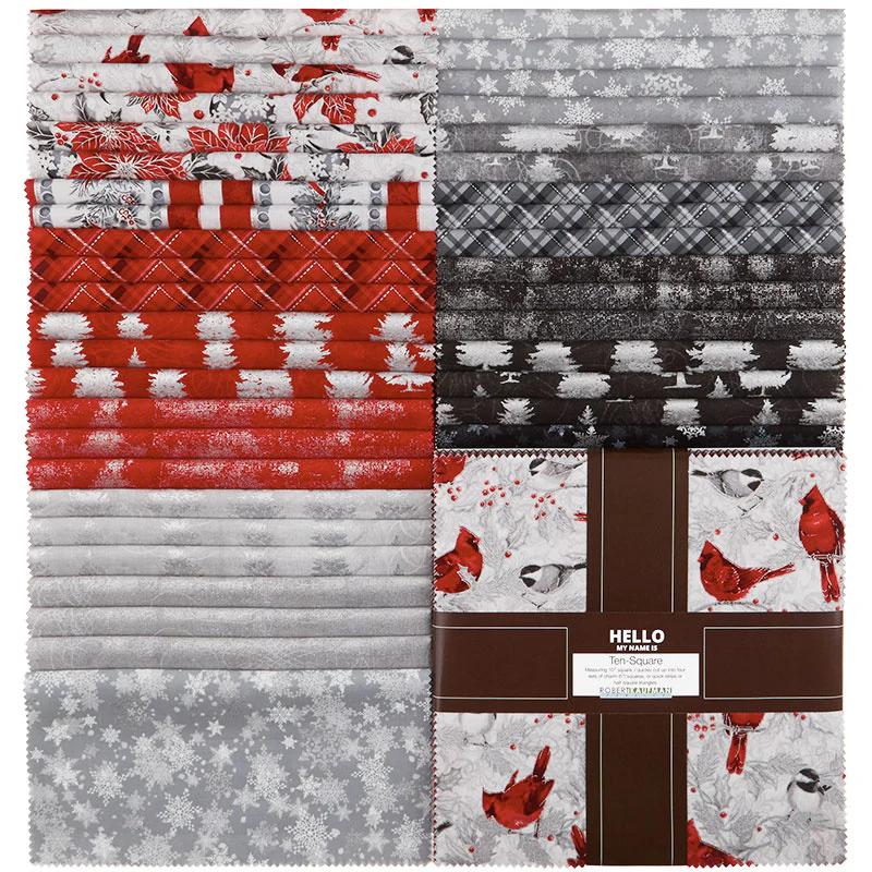 Winter's Grandeur 8 Silver Metallic Ten Squares